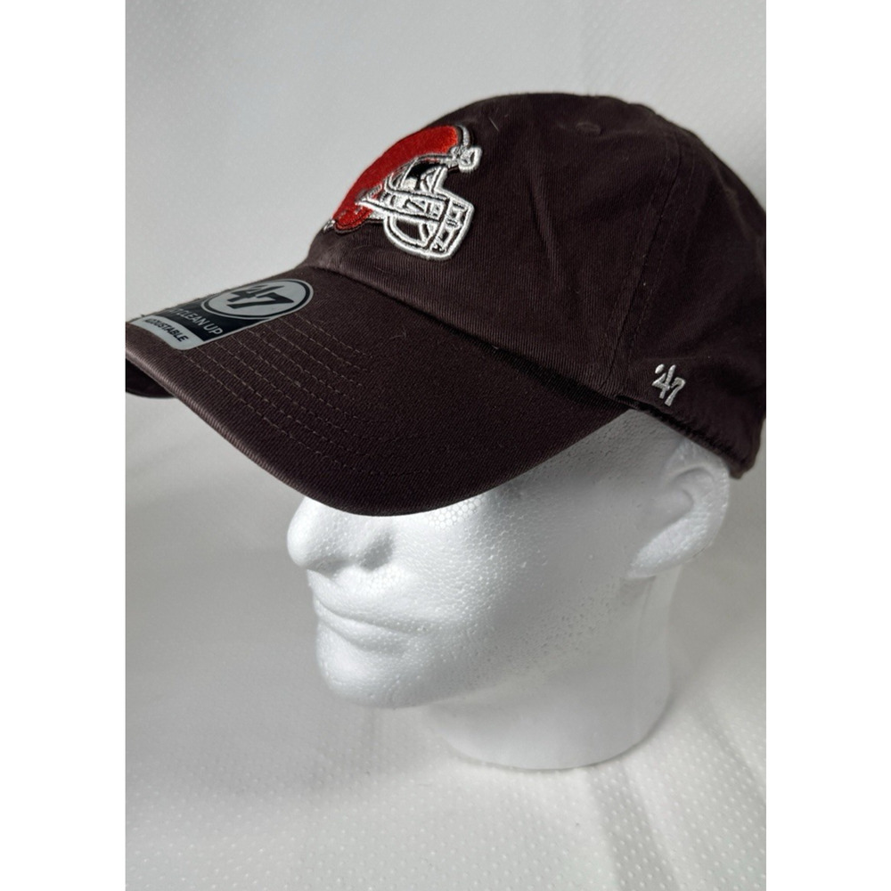 Cleveland Browns NFL Hat Unisex BROWN One-Size Adjustable '47 Clean Up